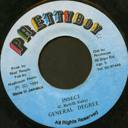 General Degree Insect Vinyl 7" USED