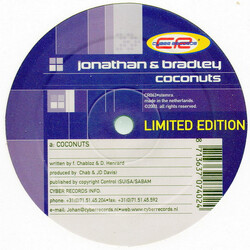 Jonathan & Bradley Coconuts USED VINYL 12INCH SINGLE SIDED LIMITED EDITION
