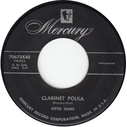 Otto Hans Clarinet Polka / Helena Polka USED VINYL 7INCH 45 RPM SINGLE REISSUE