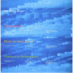 Pet Shop Boys DJ Culturemix Vinyl 12" USED