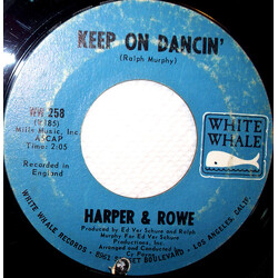 Harper And Rowe Keep On Dancin' USED VINYL 7INCH 45 RPM