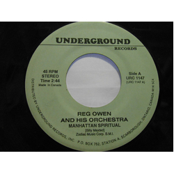 Reg Owen And His Orchestra / The U-F-O's Manhattan Spiritual / La-La Means I Love You Vinyl 7" USED