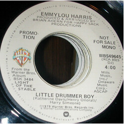 Emmylou Harris Little Drummer Boy USED VINYL 7INCH 45 RPM PROMO STEREO MONO