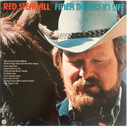 Red Steagall Finer Things In Life Vinyl LP USED