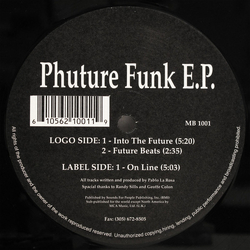 Pablo La Rosa Phuture Funk EP Vinyl 12" USED