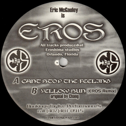 Eros Can't Stop The Feeling Vinyl 12" USED