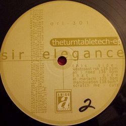 Sir Elegance The Turntable Tech EP Vinyl 12" USED