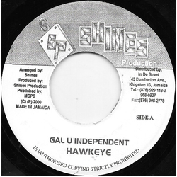Hawkeye (4) Gal U Independent Vinyl 7" USED