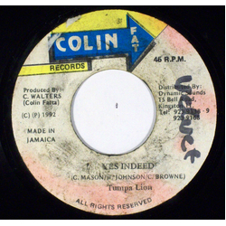Tumpa Lion Yes Indeed Vinyl 7" USED