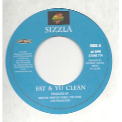 Sizzla Fat & Yu Clean Vinyl 7" USED