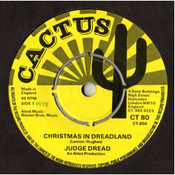Judge Dread Christmas In Dreadland Vinyl 7" USED