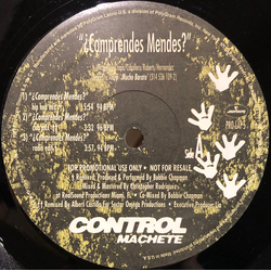Control Machete ¿Comprendes Mendes? Vinyl 12" USED