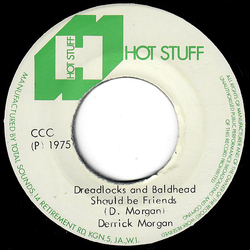 Derrick Morgan Dreadlocks And Baldhead Should Be Friends Vinyl 7" USED