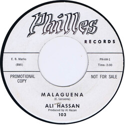 Ali Hassan (3) Malaguena USED VINYL 7INCH 45 RPM PROMO