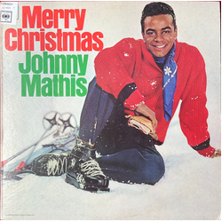 Johnny Mathis Merry Christmas Vinyl LP USED
