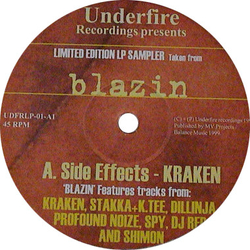 Kraken Side Effects (Blazin - Limited Edition LP Sampler) Vinyl 12" USED