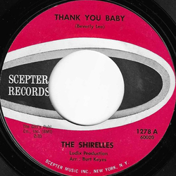 The Shirelles Thank You Baby / Dooms Day Vinyl 7" USED