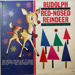 Tex Johnson & His Six Shooters Rudolph The Red-Nosed Reindeer And Other Christmas Songs Vinyl LP USED