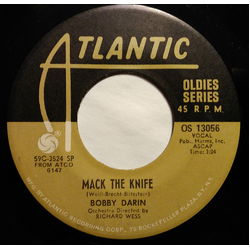 Bobby Darin Mack The Knife / Beyond The Sea Vinyl 7" USED