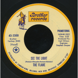 The Flames (6) See The Light Vinyl 7" USED