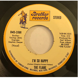 The Flames (6) Another Day Like Heaven Vinyl 7" USED