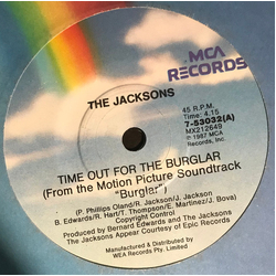 The Jacksons / The Distance (2) Time Out For The Burglar Vinyl 7" USED