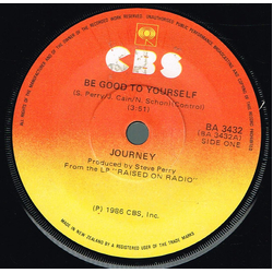Journey Be Good To Yourself Vinyl 7" USED