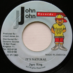 Jigsy King It's Natural Vinyl 7" USED