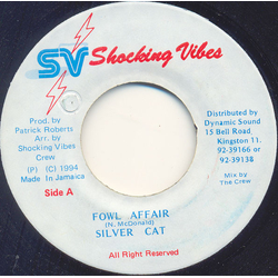 Silver Cat (2) Fowl Affair Vinyl 7" USED