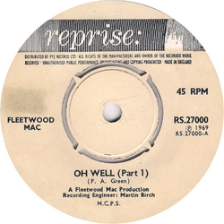 Fleetwood Mac Oh Well (Parts 1 & 2) Vinyl 7" USED