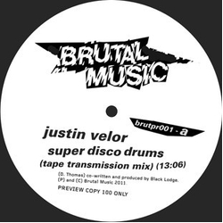Justin Velor Super Disco Drums Vinyl 12" USED