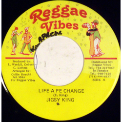 Jigsy King Life A Fe Change Vinyl 7" USED