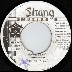 Bounty Killer Fat & Sexy Vinyl 7" USED