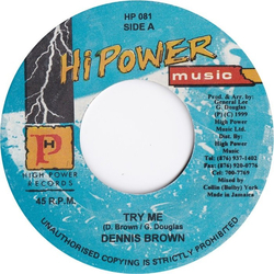 Dennis Brown Try Me Vinyl 7" USED