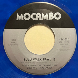 Afrika Bambaataa / Charlie Funk / The Mighty Mocambos Zulu Walk Vinyl 7" USED