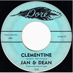 Jan & Dean Clementine / You're On My Mind Vinyl 7" USED