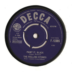 The Rolling Stones Paint It, Black Vinyl 7" USED