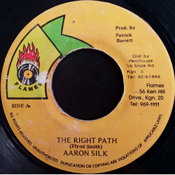 Aaron Silk The Right Path Vinyl 7" USED