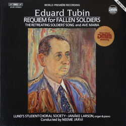 Eduard Tubin / Lunds Studentsångare / Janåke Larson / Neeme Järvi Requiem For Fallen Soldiers Vinyl LP USED