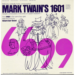 Richard Dyer-Bennet Mark Twain's 1601 Vinyl LP USED