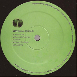 ADNY Sincere, The Sky Be Vinyl 12" USED
