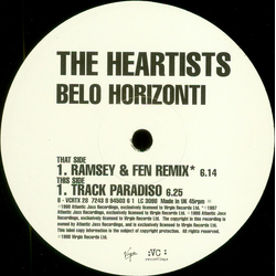 The Heartists Belo Horizonti (Ramsey & Fen Remix) Vinyl 12" USED