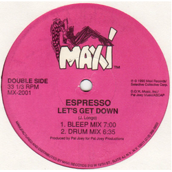 Espresso Let's Get Down / Ping Pong Vinyl 12" USED
