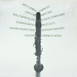 James Campbell (6) / John York (5) Recital Series/S331- James Campbell, Clarinet Vinyl LP USED