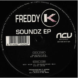 Freddy K Soundz EP Vinyl 12" USED