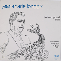 Jean-Marie Londeix / Carmen Picard Jean-Marie Londeix Saxophone Alto Vinyl LP USED