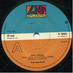 Bar-Kays Soul Finger / Knucklehead Vinyl 7" USED