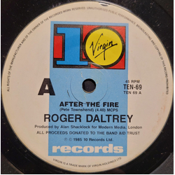 Roger Daltrey After The Fire Vinyl 7" USED