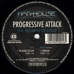 Progressive Attack The Secrets Of Love Vinyl 12" USED