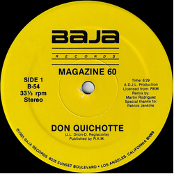 Magazine 60 Don Quichotte Vinyl 12" USED